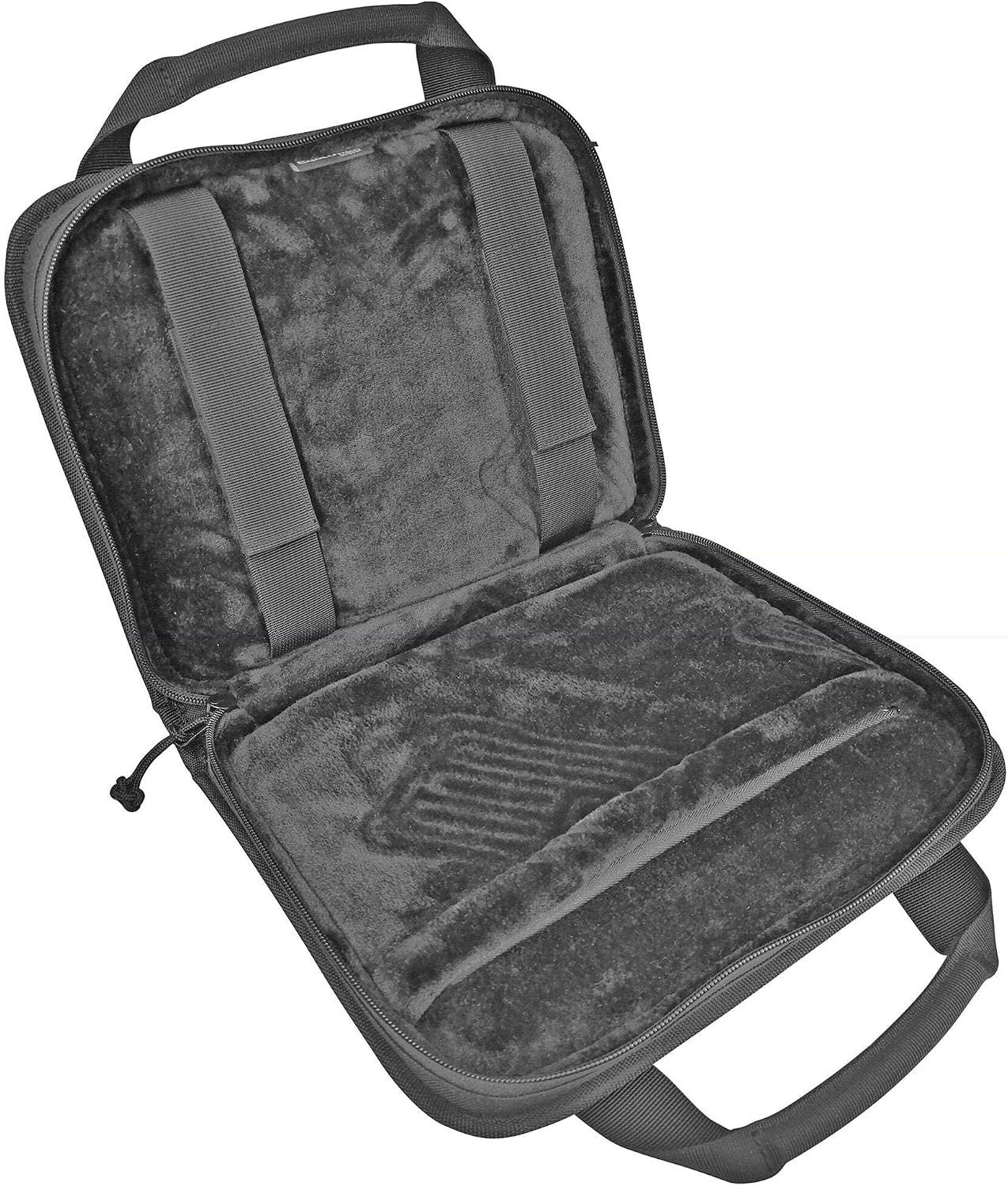 Evolution Tactical EVA Pistol Case 12x9in Padded Soft Fleece Gun Case