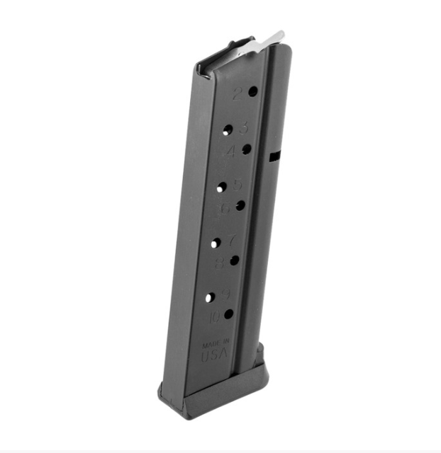 BROWNELLS BRN GEN2 1911 9mm Luger 10 Round Magazine Black