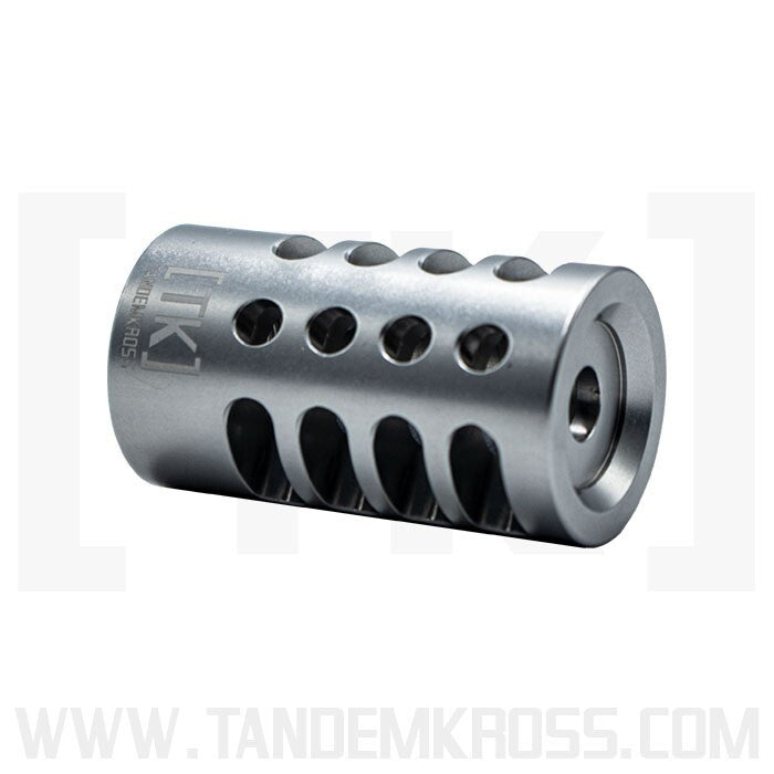 TandemKross Game Changer Compensator for .22LR in Red/Silver/Black