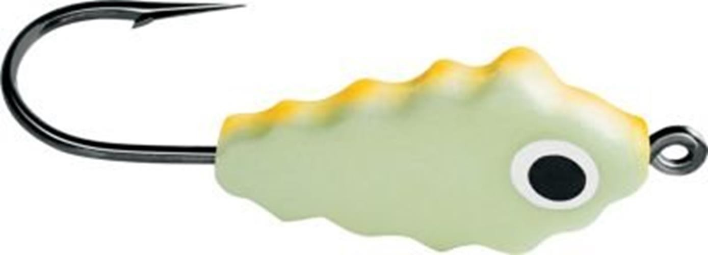 Waxy Jig 1/100 oz Orange Chartreuse Glow