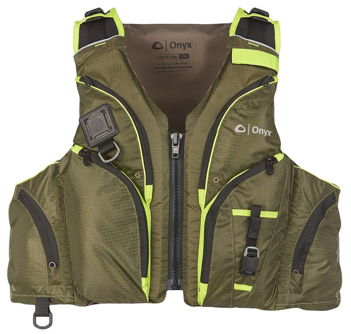 Onyx 120600-400-050-20 All Adventure Pike Vest - Large/X-Large, Green