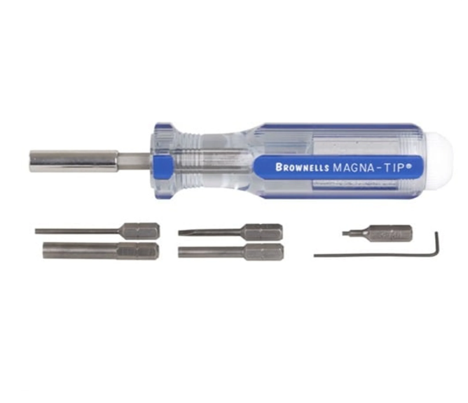 Brownells 7 Piece Magna-Tip Screwdriver Set for Glock Gunsmith Tool Kit