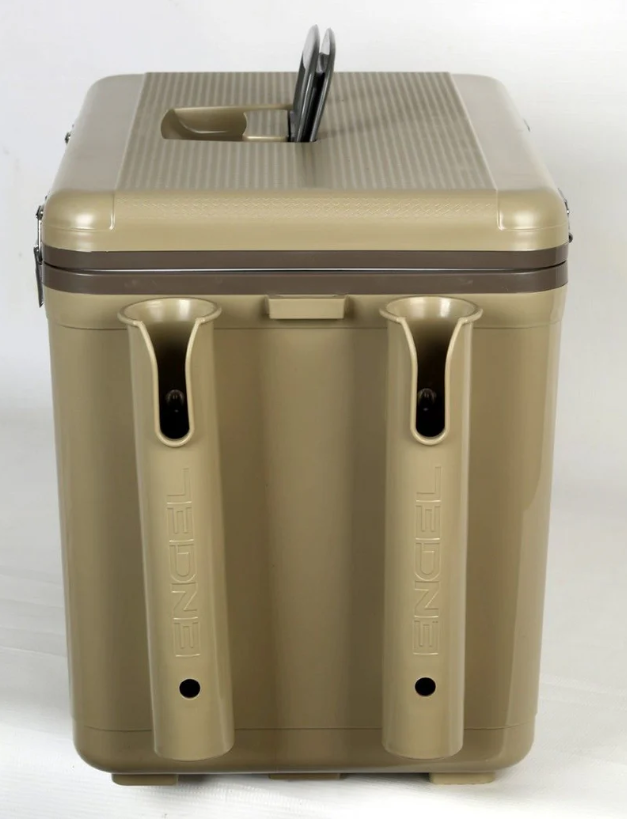 Engel Rod Holder with Mounting Base and Stainless Hardware Tan or White