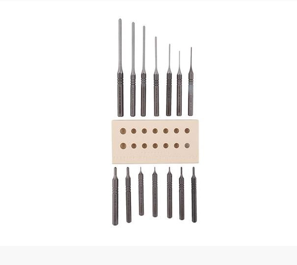 Brownells Premium Roll Pin Punch Bench 14 piece Set