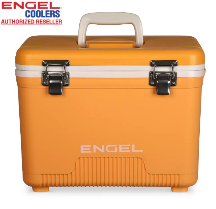 ENGEL 13QT Leak-Proof, Air Tight, Hard Sided Cooler / Lunchbox Iced Mango
