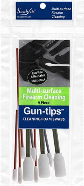 Swab-its by Super Brush 9 piece lint free fire arm kit