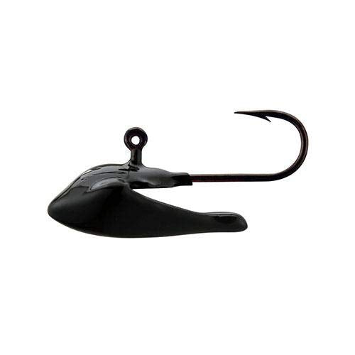 13 Fishing Sled Head - Tungsten Ice Jigs - Matte Black - 1/32 oz - 2 Pack
