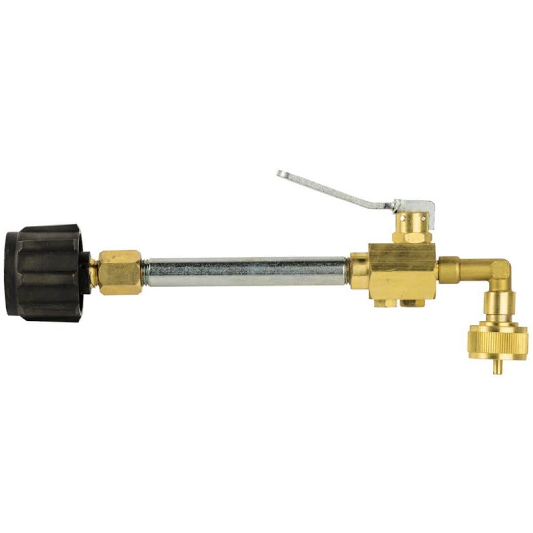 Flame King Refillable 1 lb Propane Cylinder Tank with Refill Kit & CGA600 Connection