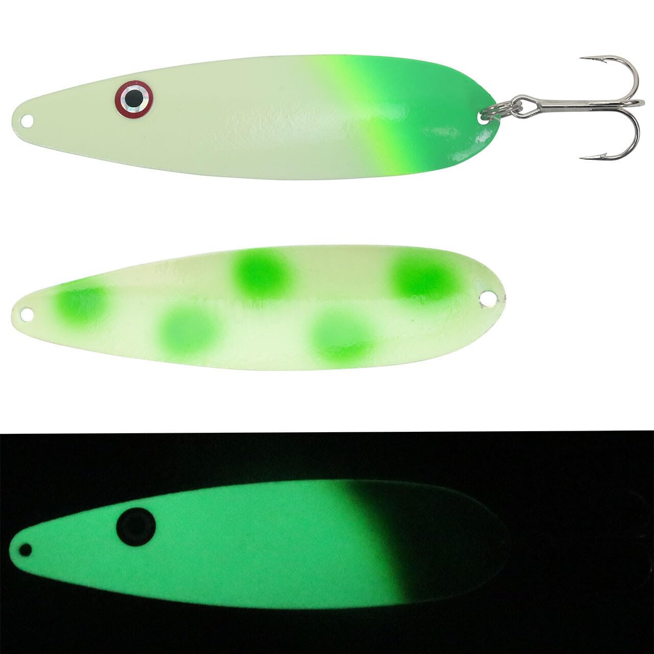Moonshine Lures Salmon Walleye Trout Striper 4" Spoon Wonder Bread