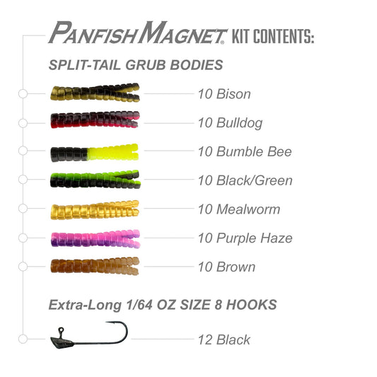 Trout Magnet Panfish Fishing Kit – 82-Piece
