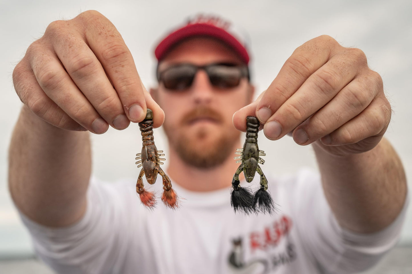 Rabid Baits Rabid Craw Soft Plastic Bait, Crawfish Bait for Freshwater & Saltwater Fishing for Bass, Trout, Redfish & More, St. Lawrence, 3" (4 Baits)
