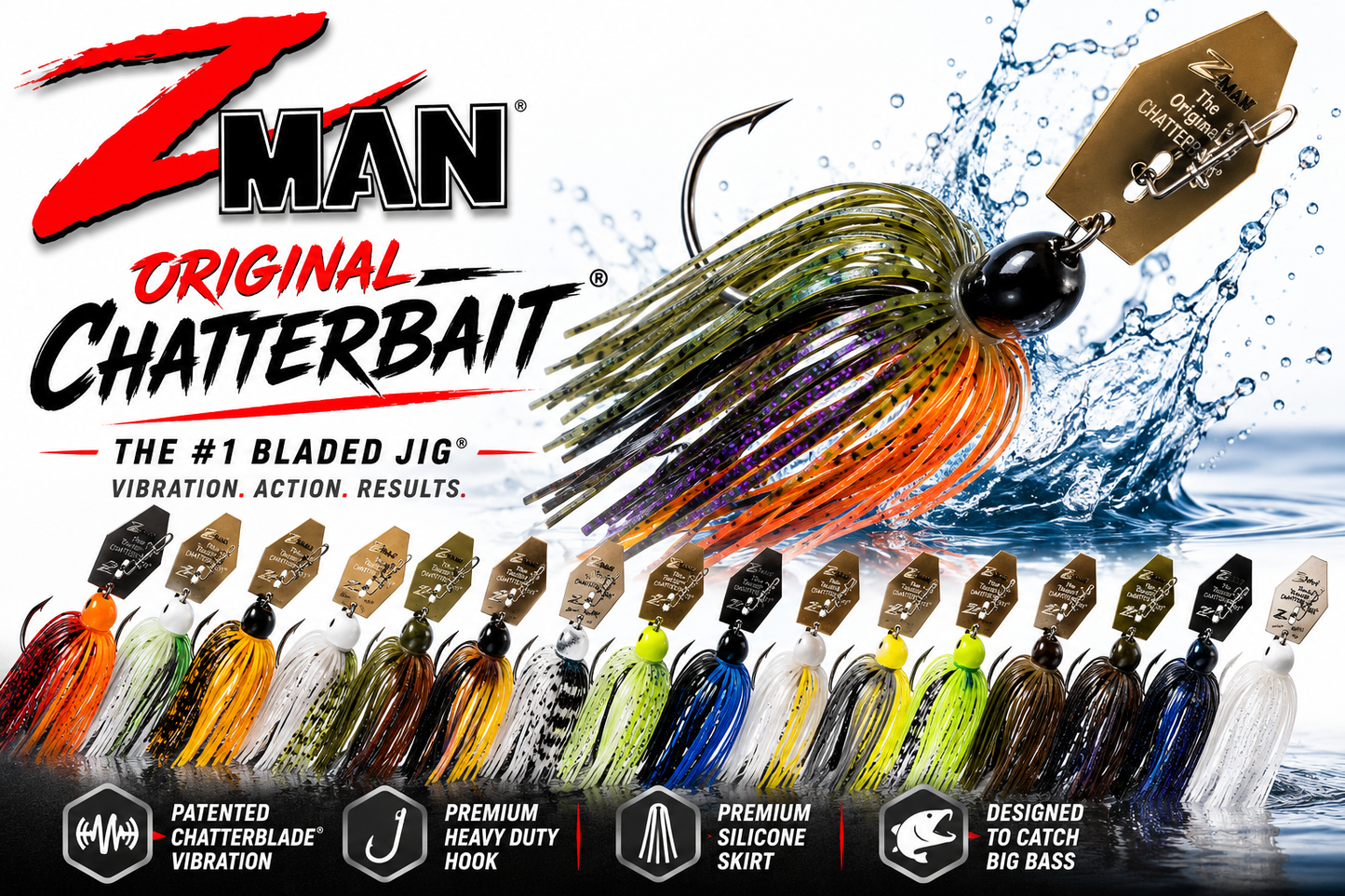 Z-Man Original ChatterBait 1/2 oz