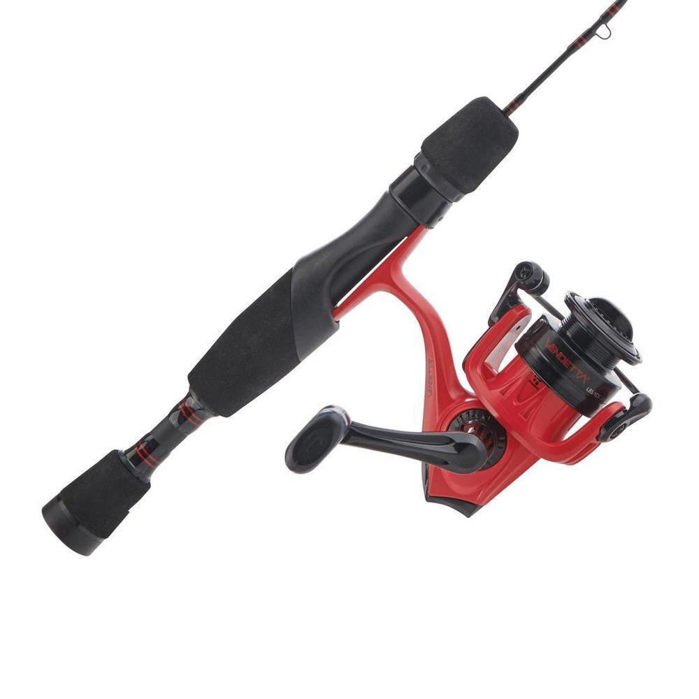 Abu Garcia Vendetta Ice reel and EVA rod handle detail