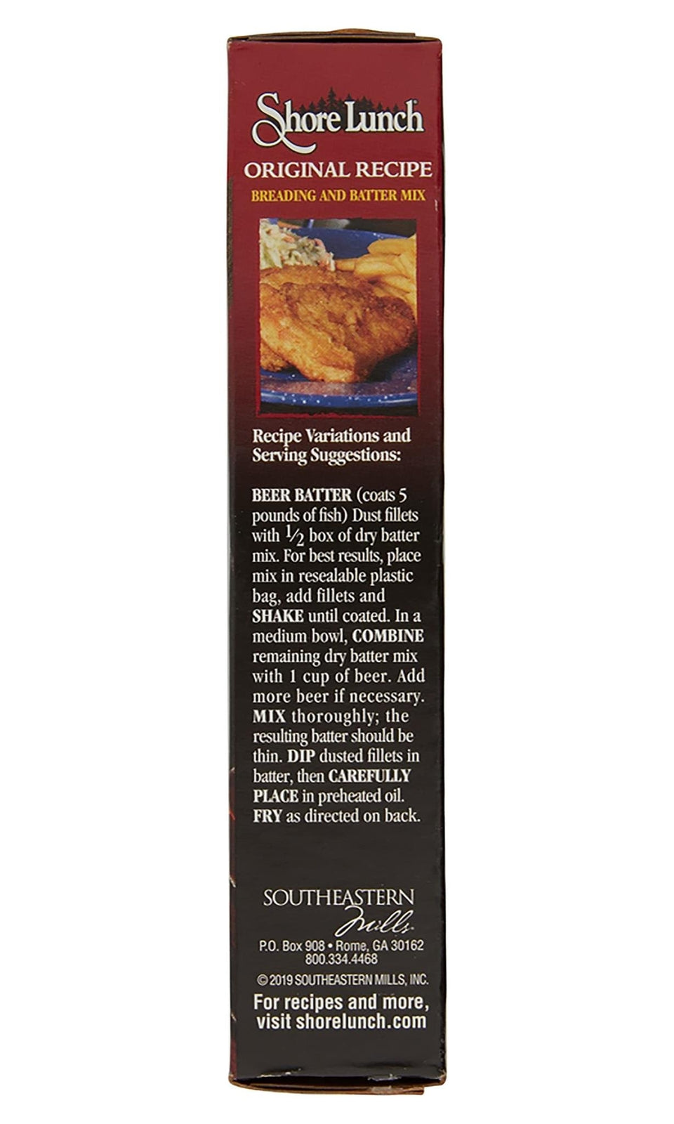 Shore Lunch Fish Breading & Batter Mix, Original Recipe,  6 Pack Of 9oz Boxes