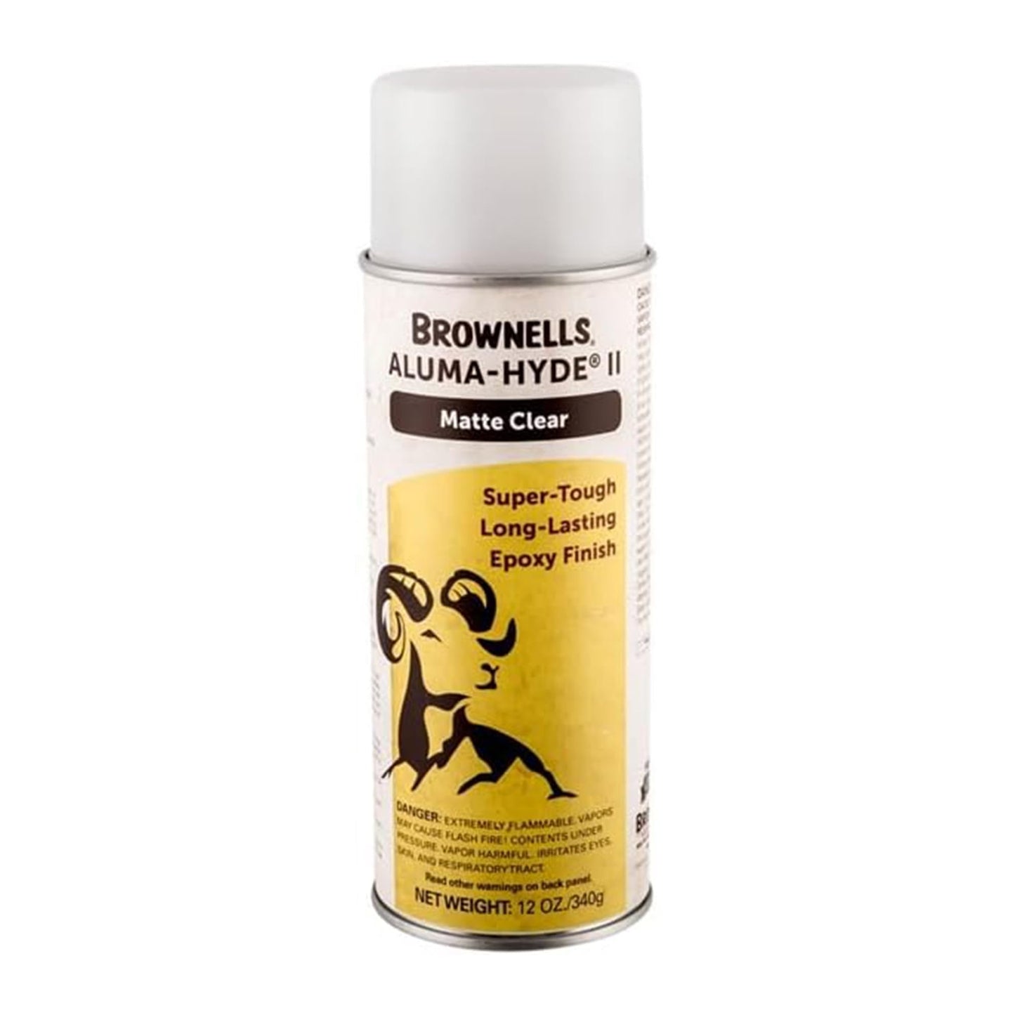 Brownells Aluma-Hyde II Epoxy Based Firearm Finish Spray Clear