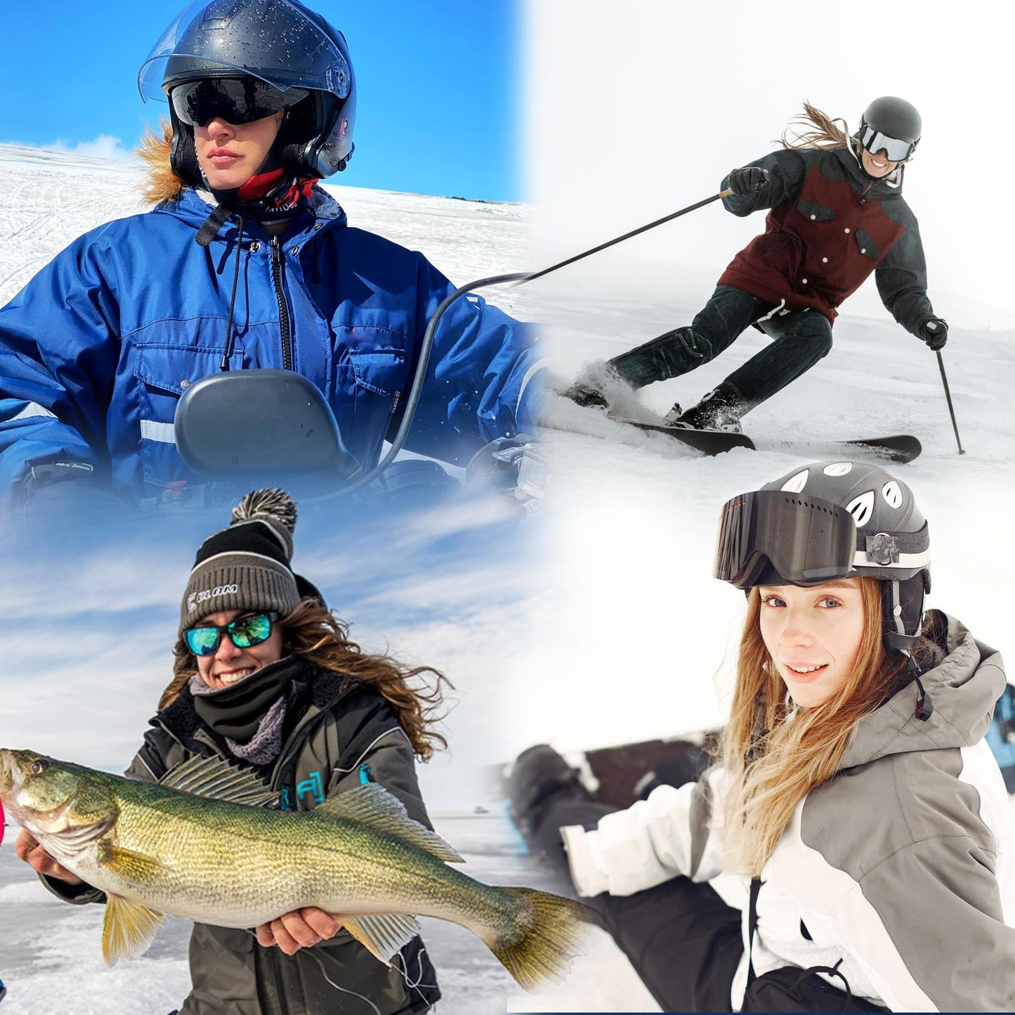 ICEARMOR by Clam Women's Extreme Mitts, Black, Large