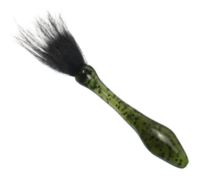 Rabid Baits Fox Shot Drop Shot Soft Plastic Bait 6 Pack with Fox Fur Tail