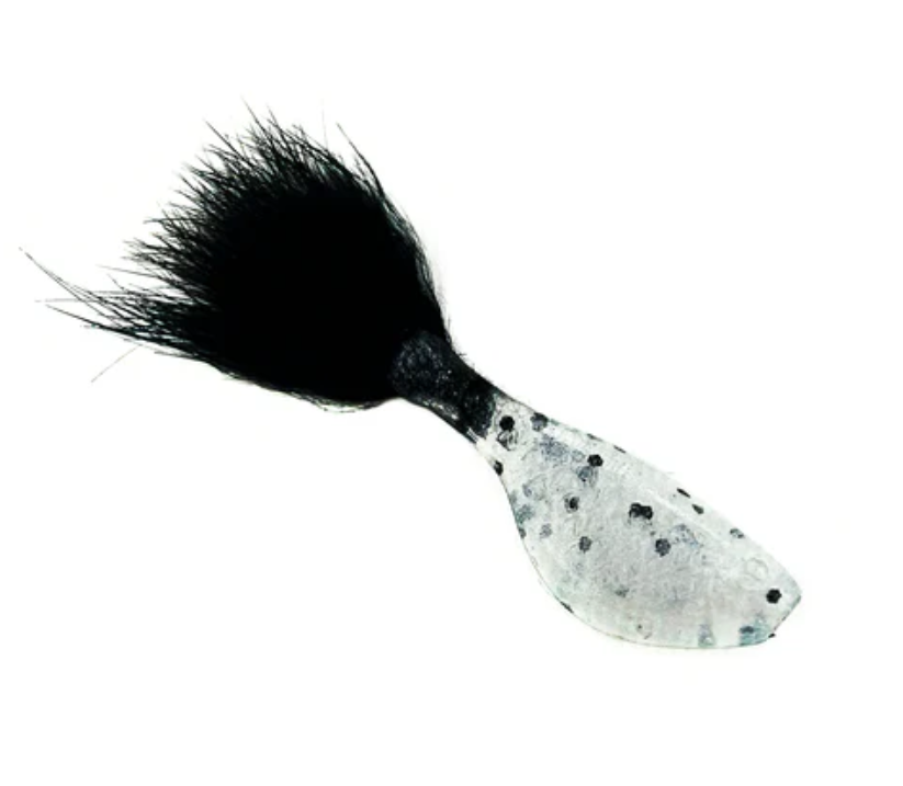 Rabid Baits Crappie Minnow 1.5" Panfish Soft Bait with Fur Tail 6 Pack
