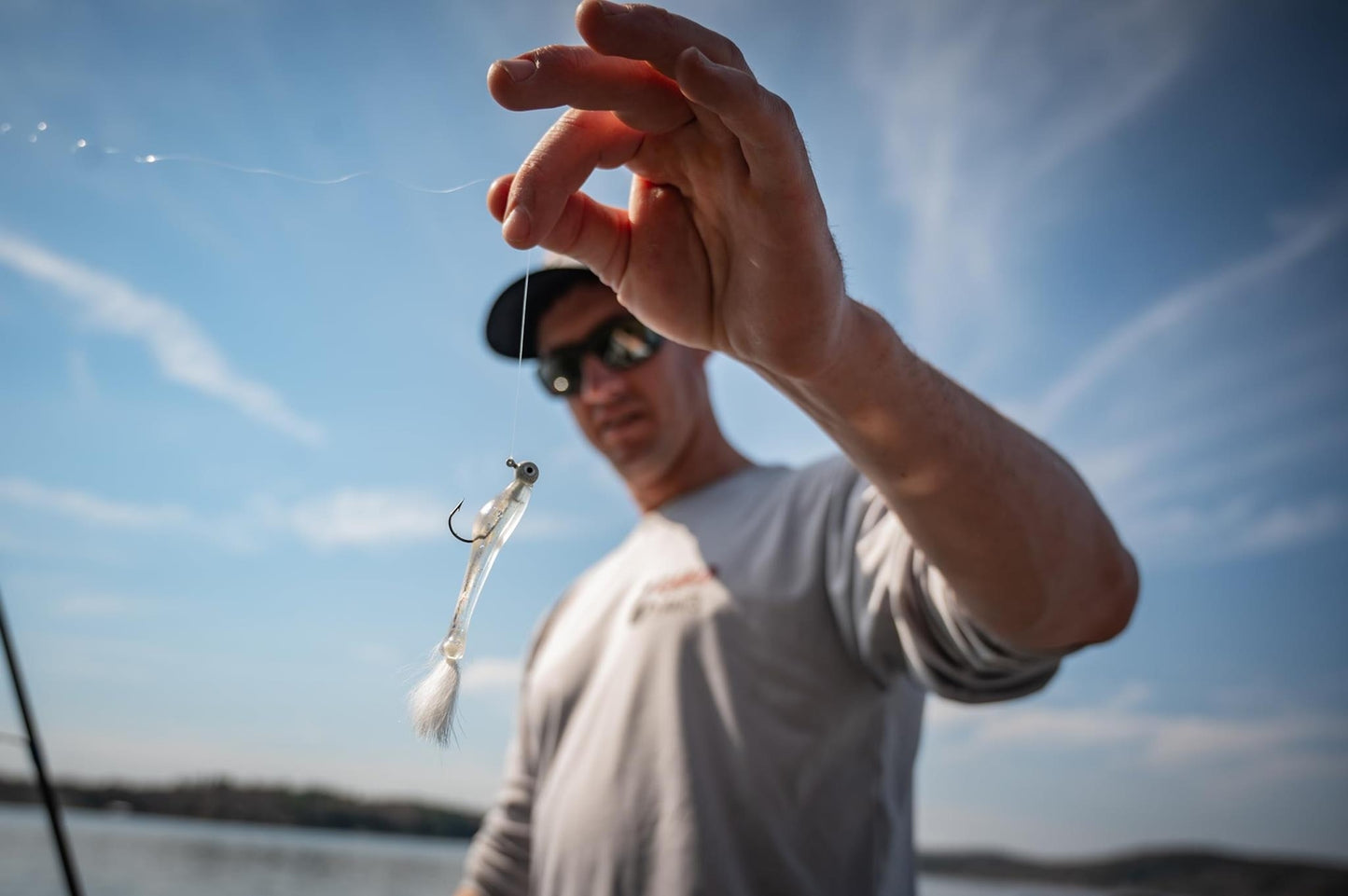 Rabid Baits Fox Shot, Drop Shot Soft Plastic Bait Silver Dollar,  (6 Baits)