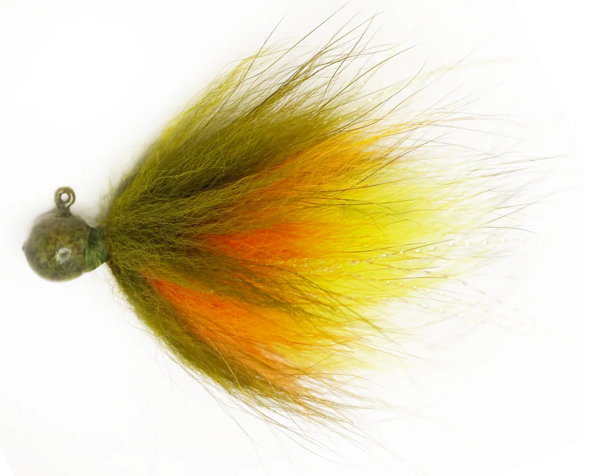 Rabid Baits Arctic Fox Hair Jig Real Fox Fur Bass Jig