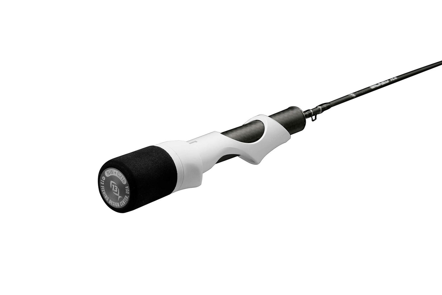 13 FISHING - Wicked Ice Rod - 25" M (Medium) - NW25M, Black