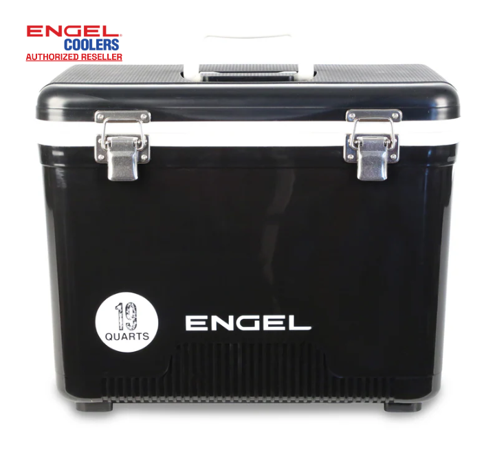 Engel 19qt Leak-Proof, Air Tight, Hard Sided Cooler / Lunchbox Black