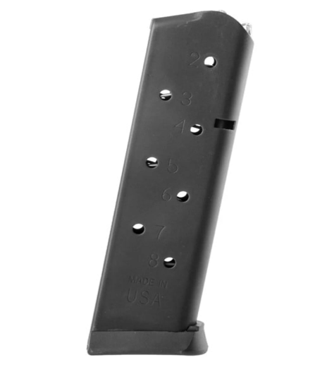 Brownells BRN GEN2 1911 45 ACP 8 Round Magazine Black