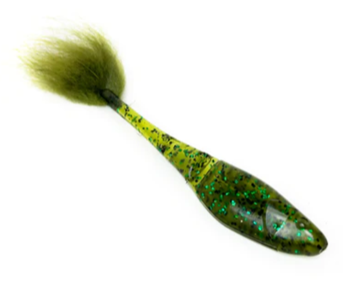 Rabid Baits Rab Shad Fur Tail Soft Plastic Swimbait 4 Pack 6" Bass Fishing Lure