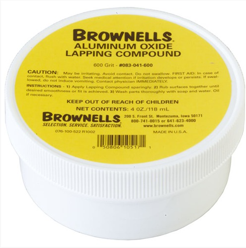 Brownells Lapping Compound Aluminum Oxide or Garnet 600 800 Grit 4 oz