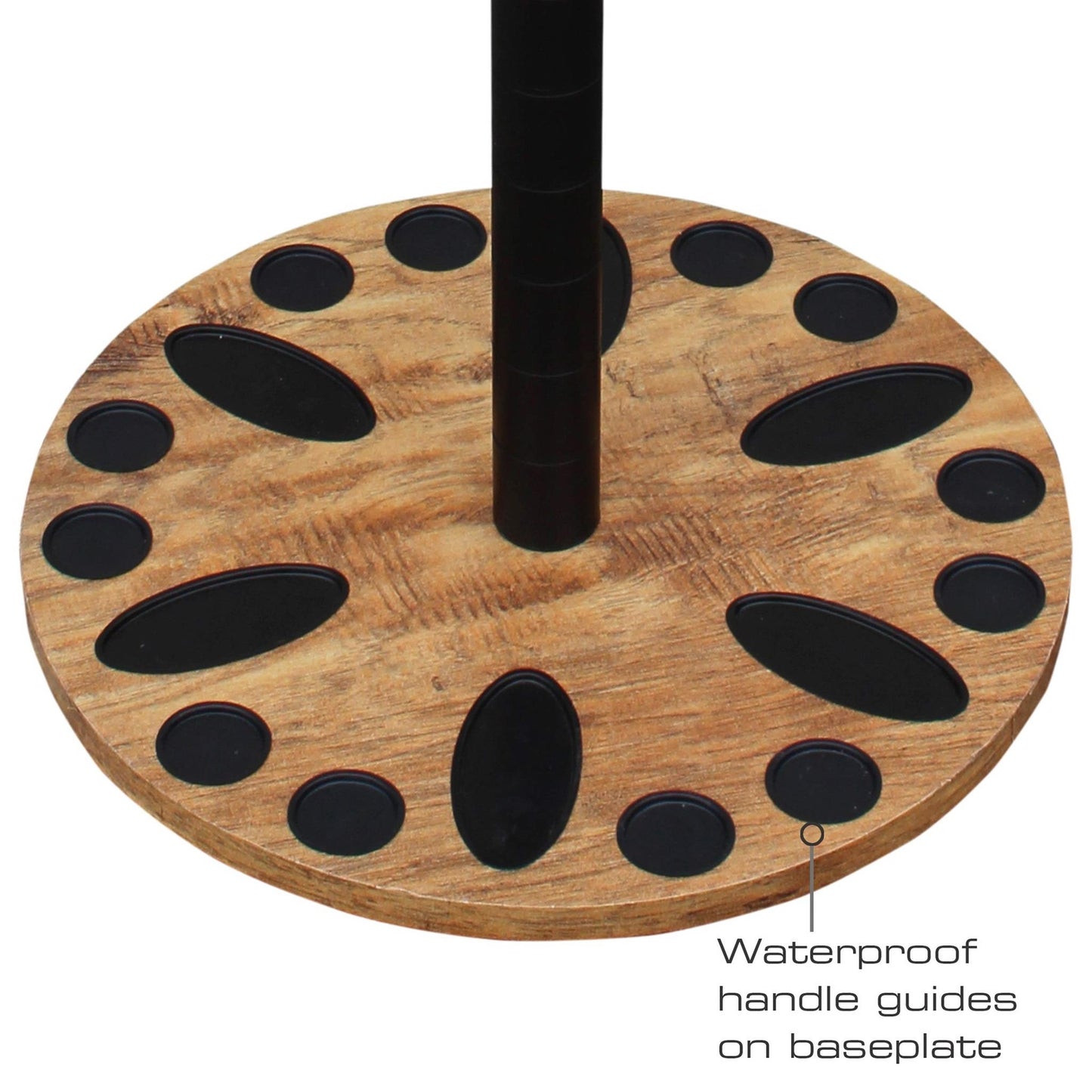 Rush Creek Creations Fishing Rod Holder for 24 Fishing Rods American Cherry Wood