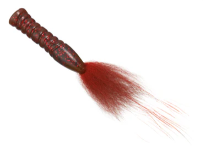Rabid Baits Fox Tail Soft Plastic Bait 6 Pack Fur Tail Finesse Ned Rig Drop Shot