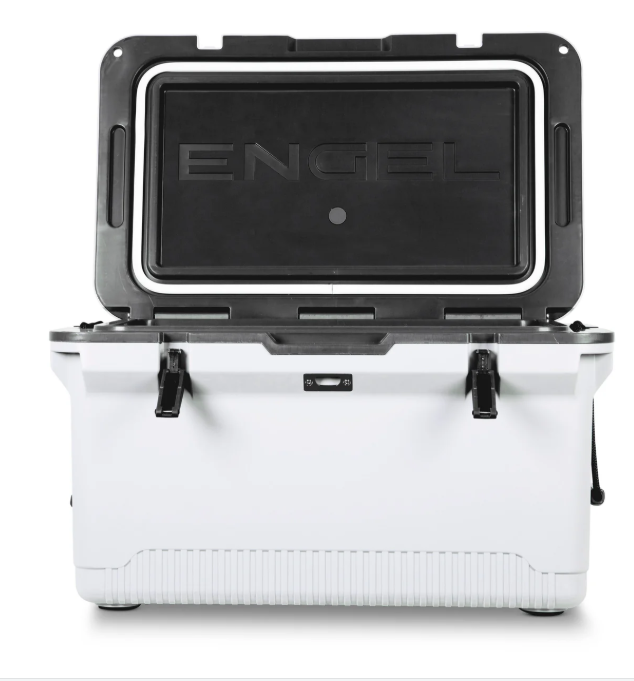 ENGEL 60 QT Ultra-Light Injection Molded Cooler - White