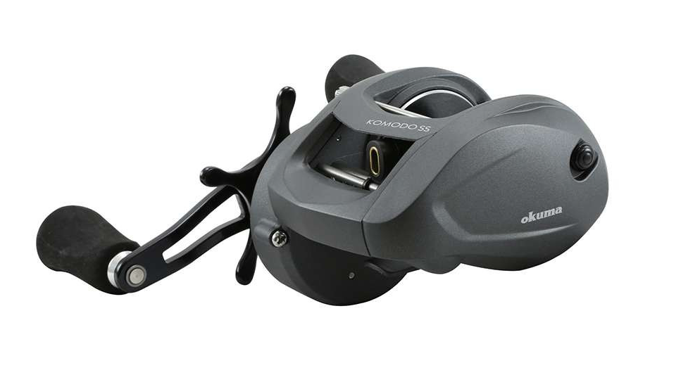 Okuma Komodo SS Large Capacity Low Profile Baitcaster (Right, Paddle Handle)