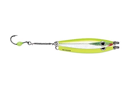 VMC Rocker Spoon 7/16 oz, Glow Chartreuse Shiner