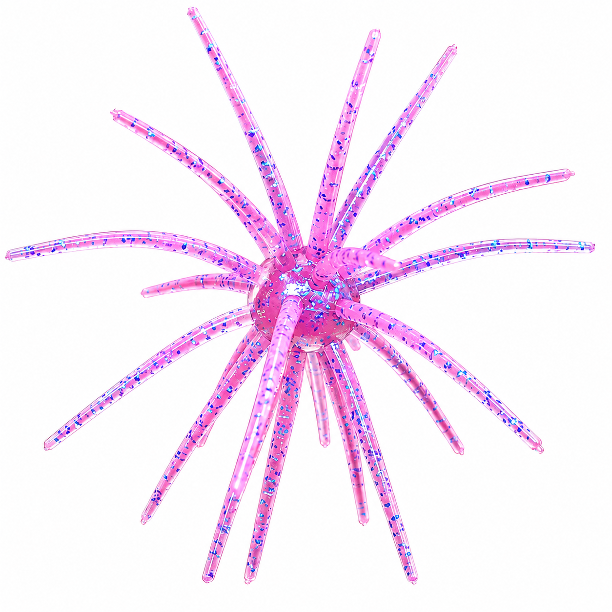 BFT Mini Urchin 2.5" Spiny Dice Bait DuraFlex Buoyant Finesse 4 Pack