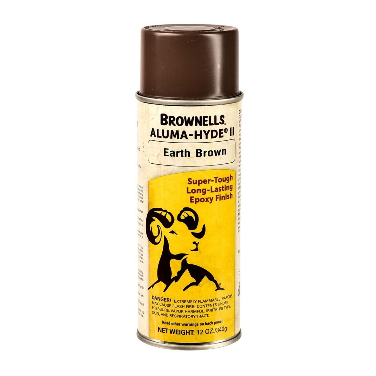 Brownells Aluma-Hyde II Epoxy Based Firearm Finish Spray Earth Brown