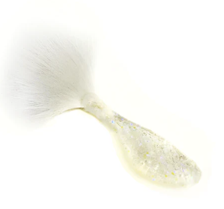 Rabid Baits Crappie Minnow 1.5" Panfish Soft Bait with Fur Tail 6 Pack