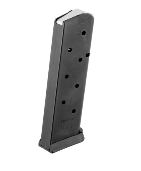 Brownells BRN GEN2 1911 45 ACP 8 Round Magazine Black