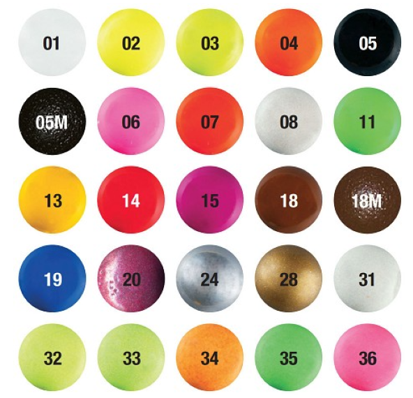 Pro-Tec Powder Jig Paint 2 oz Jar (Multiple Colors Available)