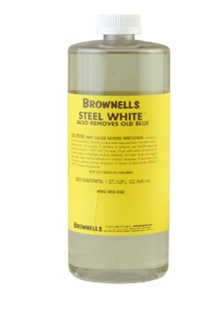 Brownells Steel White Rust & Blue Remover, 1 Quart (32oz)