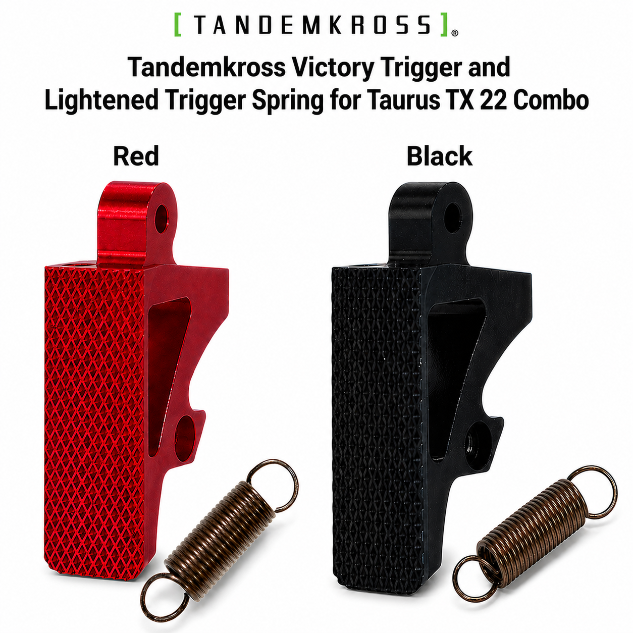 Tandemkross Victory Trigger and Lightened Trigger Spring for Taurus TX 22 Combo