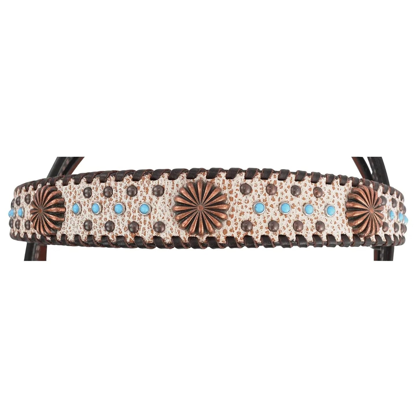 Circle Y Dakota Pinwheel Browband Headstall