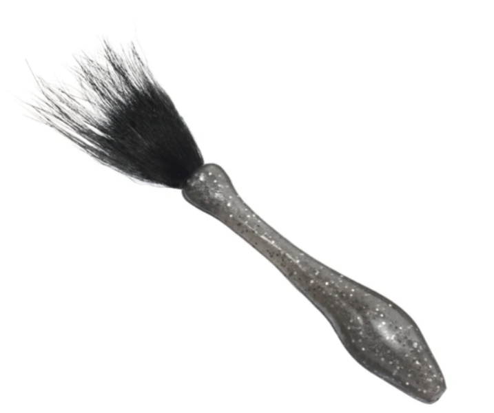 Rabid Baits Fox Shot Drop Shot Soft Plastic Bait 6 Pack with Fox Fur Tail