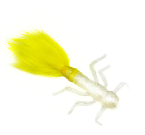 Rabid Baits Crappie Bug 1.5" Fur Tail Soft Plastic Panfish Bait 6 Pack