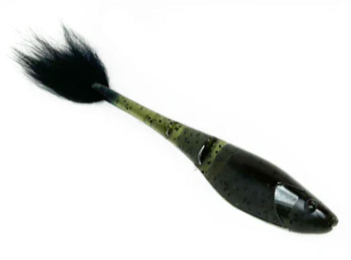 Rabid Baits Rab Shad Fur Tail Soft Plastic Swimbait 4 Pack 6" Bass Fishing Lure