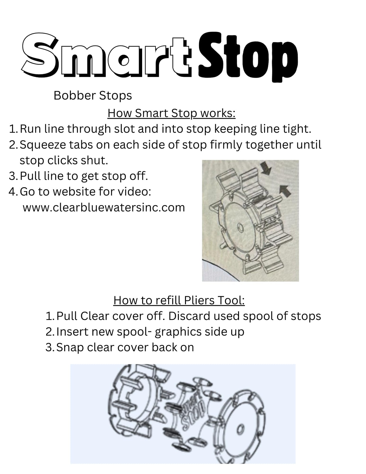 Lighted Smart Slip Lock Bobber and Smart Stop Micro Bobber Stop Combo (M/L)