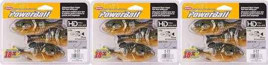 Berkley PowerBait  Gilly 110MM Soft Body Swimbait    (HD Pumpkinseed-3 pack)