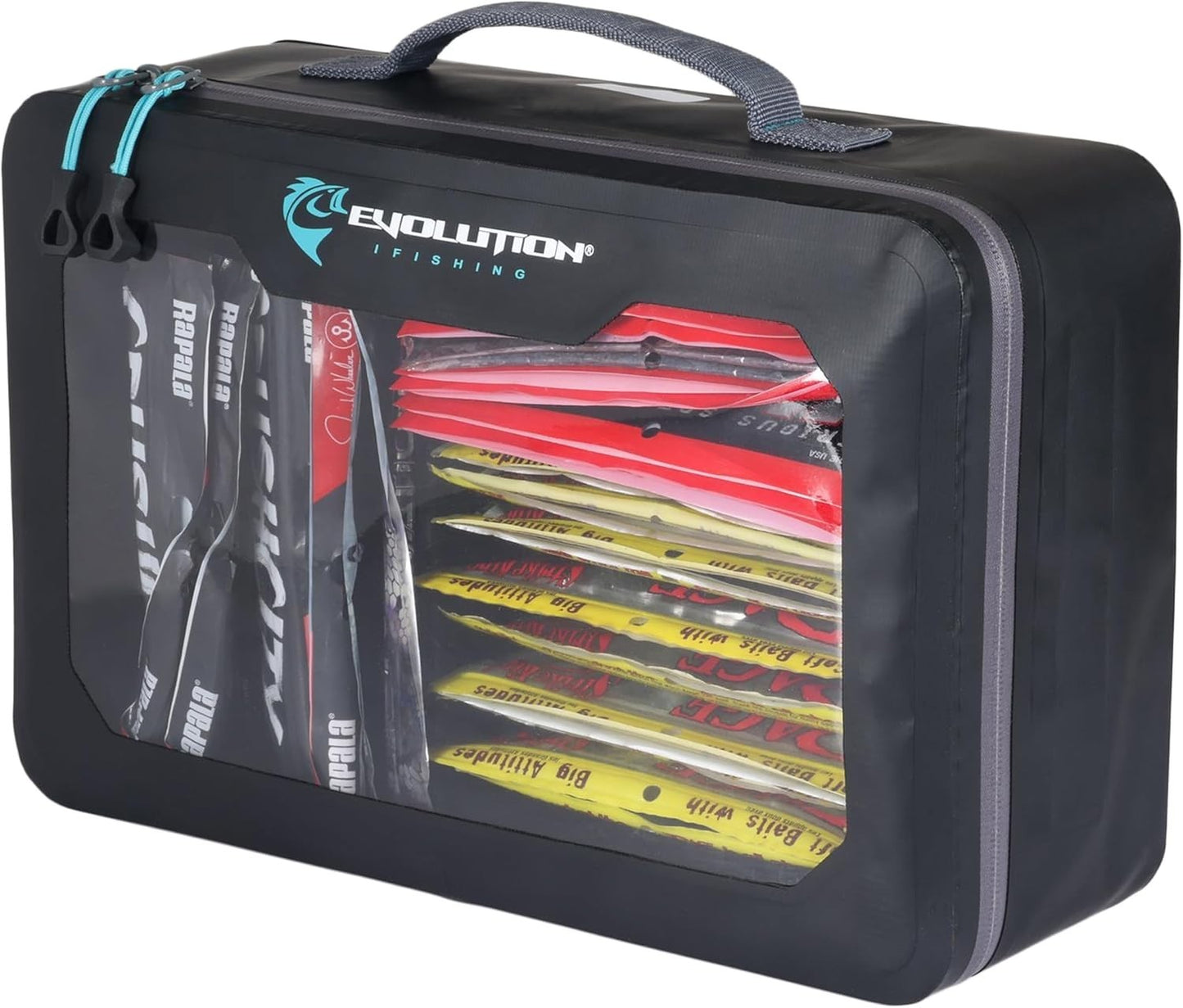 Evolution Fishing Plastix Case – Large Waterproof Soft Plastic Lure Storage Box