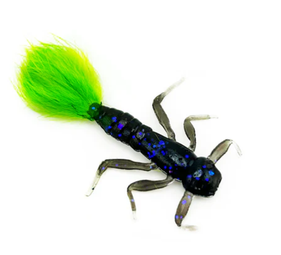Rabid Baits Crappie Bug 1.5" Fur Tail Soft Plastic Panfish Bait 6 Pack
