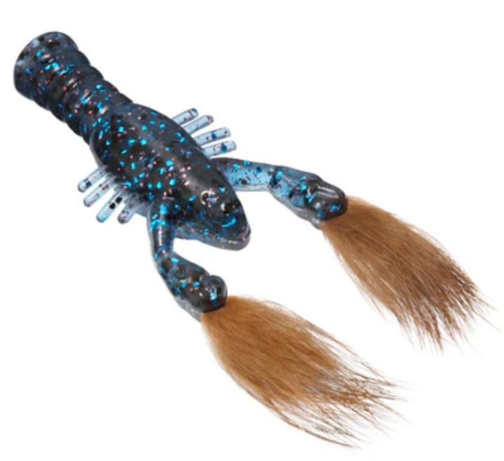 Rabid Baits Rabid Craw Soft Plastic Fur Claw Craw Bait 4 Pack 3.5" Bass Lure
